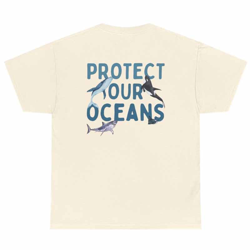 Protect Our Oceans  Of  Save The Sharks T-Shirt