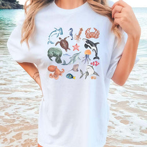 Oceancore Sea Animal  Gift For Marine Biologist T-Shirt