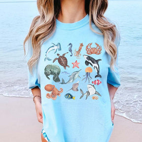 Oceancore Sea Animal  Gift For Marine Biologist T-Shirt