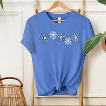 Blue Daisy Wildflower Cute T-Shirt