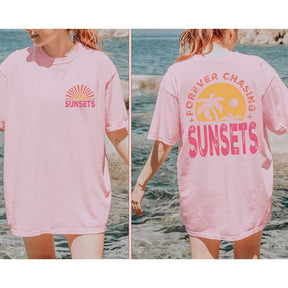 Forever Chasing Sunsets Summer T-Shirt