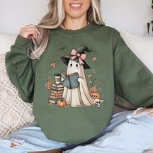 Bookish Ghost Pumpkin Sweatshirt