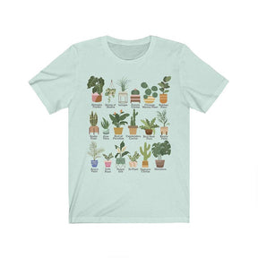 House Plant Boho Crazy Lady Plantaholic T-Shirt