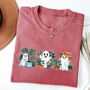 Plant Ghost Halloween Spooky Gardener T-Shirt