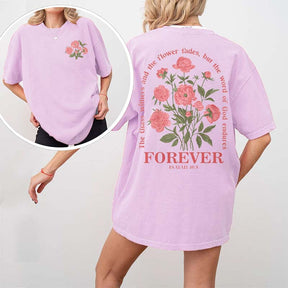 Women Bible Verse Vintage Floral  T-Shirt