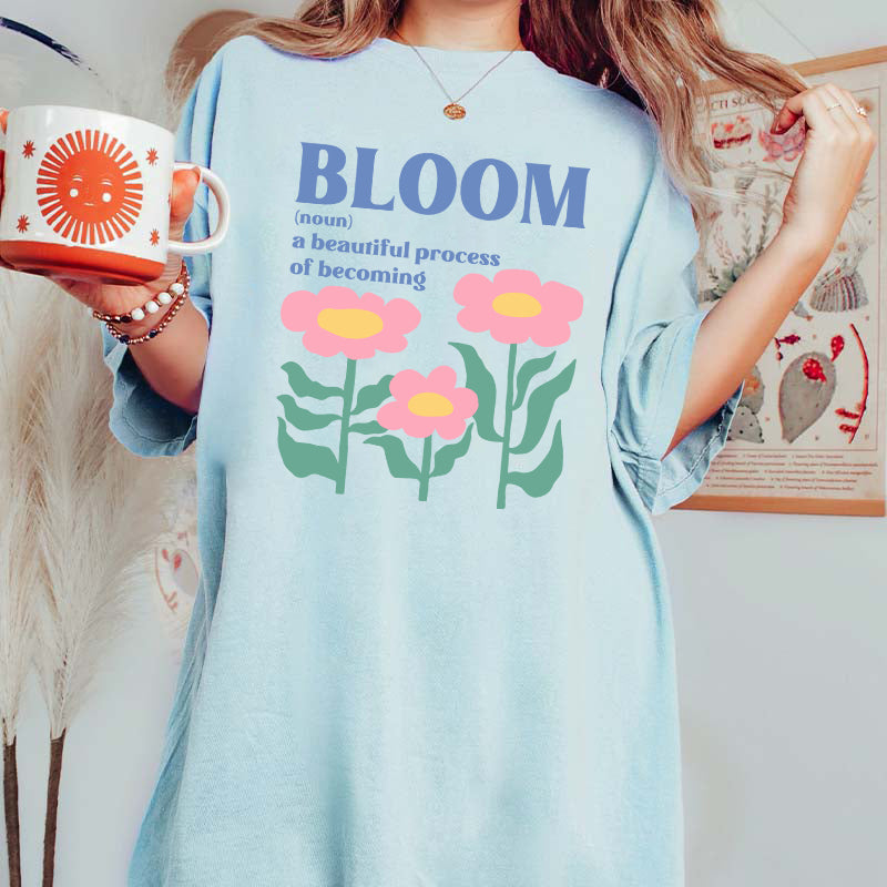 Inspirational Boho Flower Bloom T-Shirt