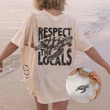 Respect the Locals Ocean Of Comfort  T-Shirt