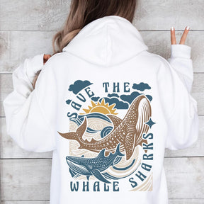 Whale Shark Hoodie for Ocean Conservation and Shark Protection