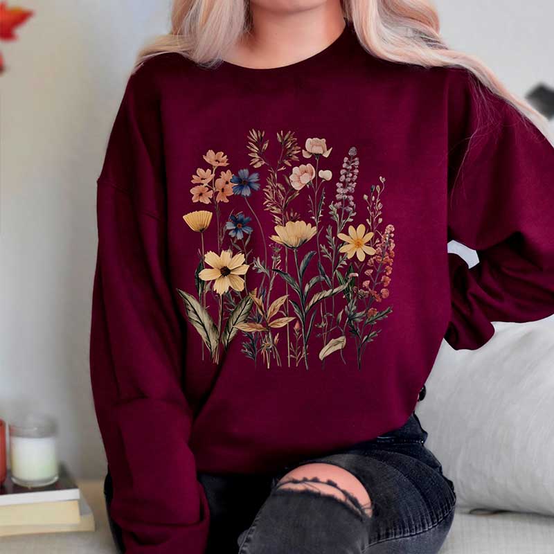 Flower Lover Women Nature Sweatshirt