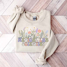 Medical Laboratory Scientist Floral Sweatshirt