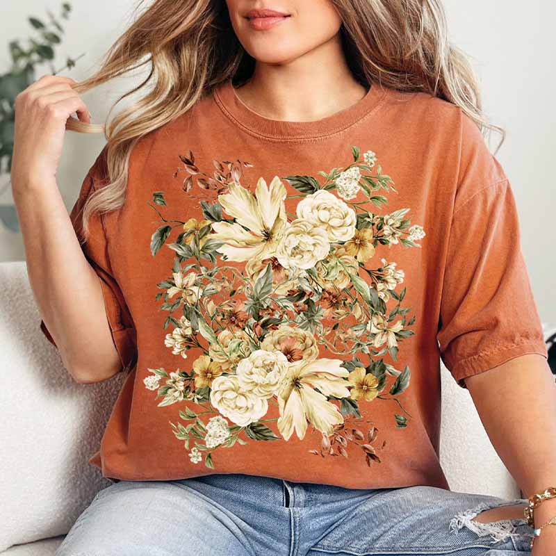 Spring Blossoms Gardening Floral T-Shirt