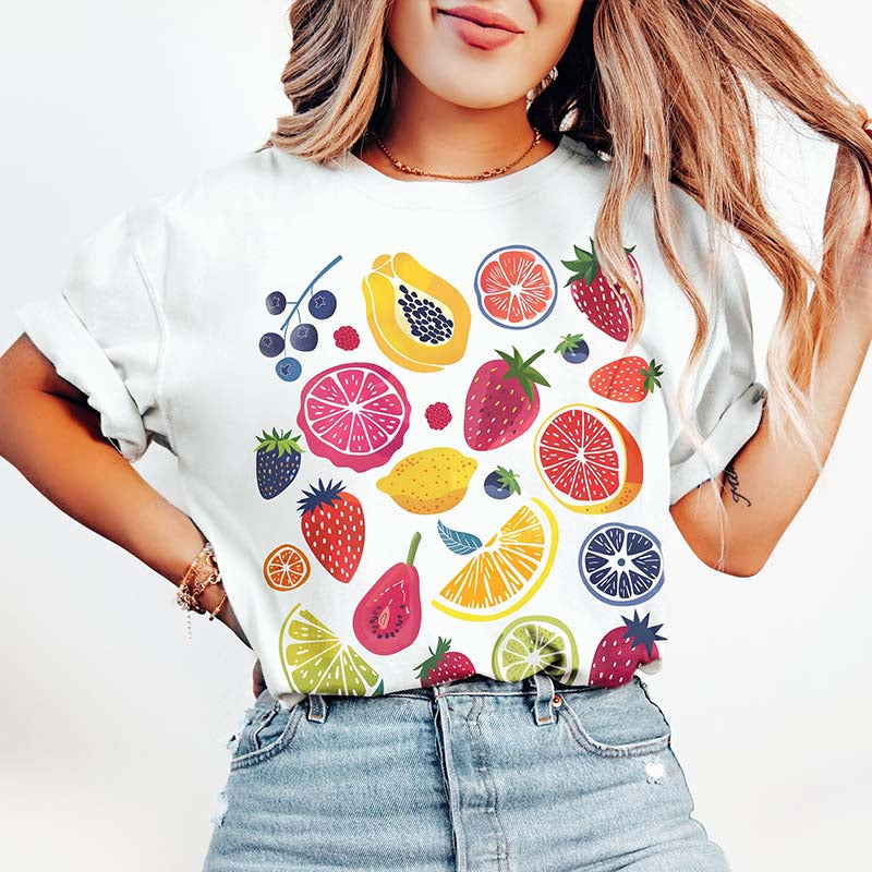 Cute Vintage Fruit Lemon Citrus T-Shirt