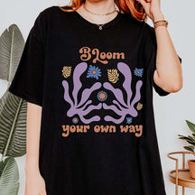 Boho Flower Colorful Spring Summer T-Shirt