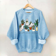 Ghost Just One More Plant Lady Sweatshirt