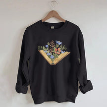 Wildflowers Book Sweatshirt