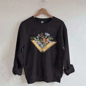 Wildflowers Book Sweatshirt