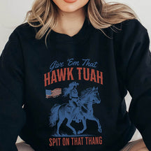 USA Hawk Tuah Sweatshirt