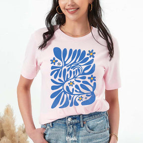 Boho Wildflowers Flower Market Matisse T-Shirt