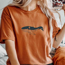 Comfort Colors  Ocean Celestial Whale T-Shirt