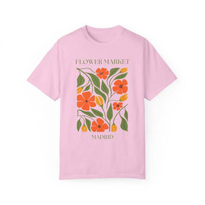 Watercolor Wild Flower Madrid T-Shirt