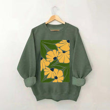 Flower Market Colorful Abstract Botanical Sweatshirt