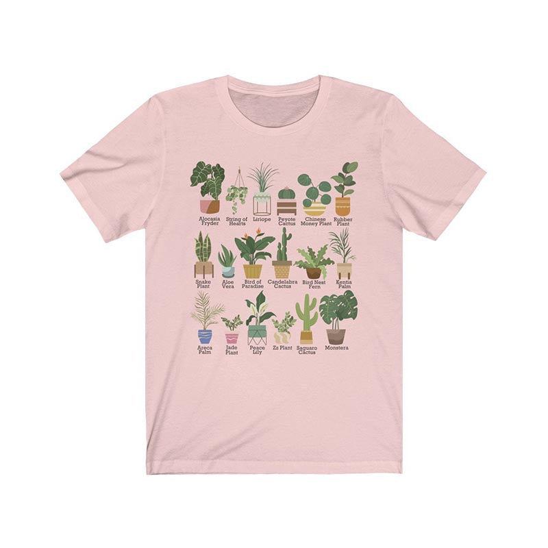 House Plant Boho Crazy Lady Plantaholic T-Shirt