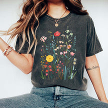 Colorful Wildflower Bouquet T-Shirt