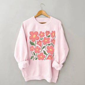 Pink Flower Market Honolulu Sweatshirt