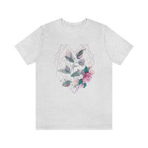 Cute Geometric Heart Flowers T-Shirt