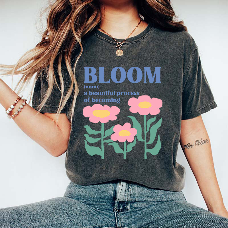 Inspirational Boho Flower Bloom T-Shirt