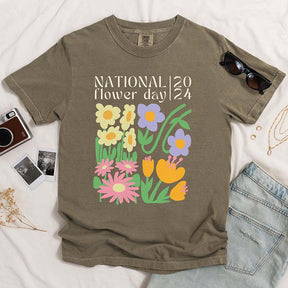 National Flower Day Botanical Lover T-Shirt