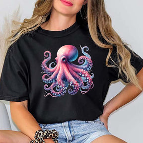 Colorful Octopus Graphic Of Ocean T-Shirt