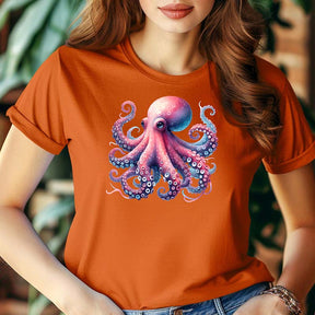 Colorful Octopus Graphic Of Ocean T-Shirt