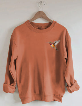 Wildflower And Bird Sweatshirt