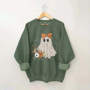 Halloween Lace Ghost Sweatshirt