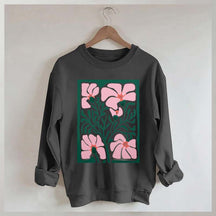 Bright Abstract Flower Botanical Sweatshirt