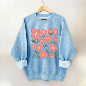 Pink Flower Market Honolulu Sweatshirt