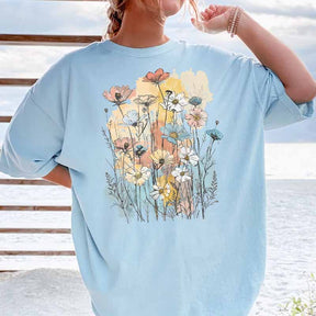 Comfort Colors Wildflowers Boho Gardener T-Shirt