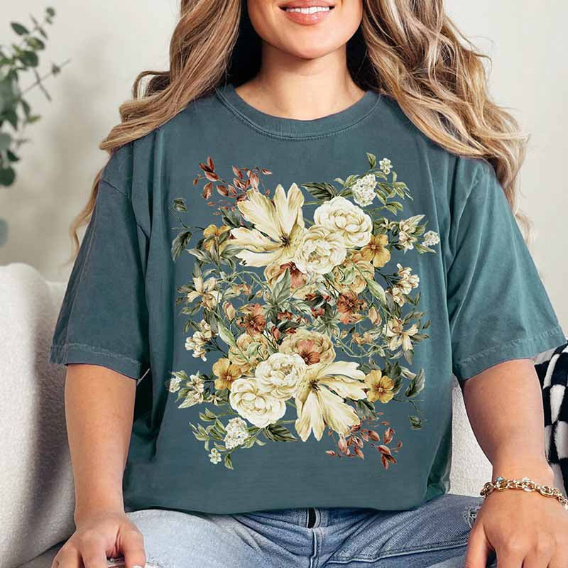 Spring Blossoms Gardening Floral T-Shirt