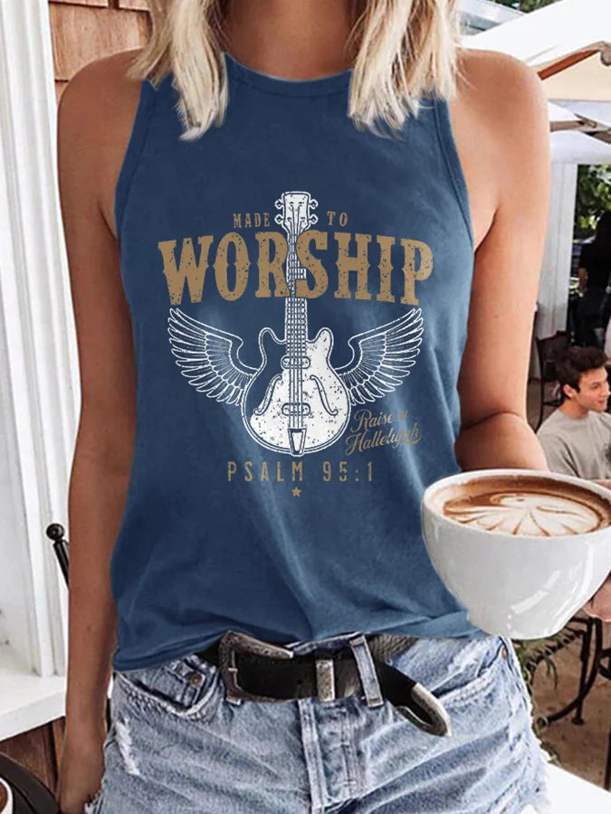 Psalm 95 Faith Tank Top