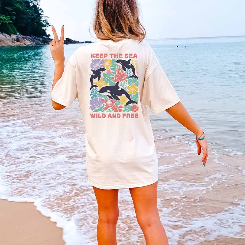 Sea Wild And Free Comfort T-Shirt