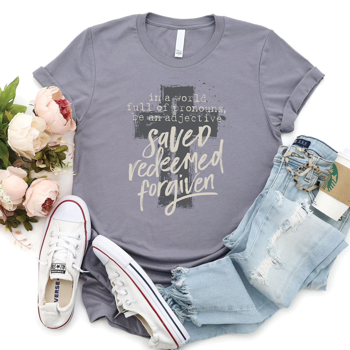 Saved Redeemed Forgiven Tee