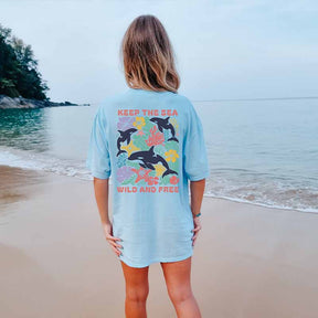 Sea Wild And Free Comfort T-Shirt