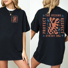 "Protect the Ocean" and "Respect the Locals"