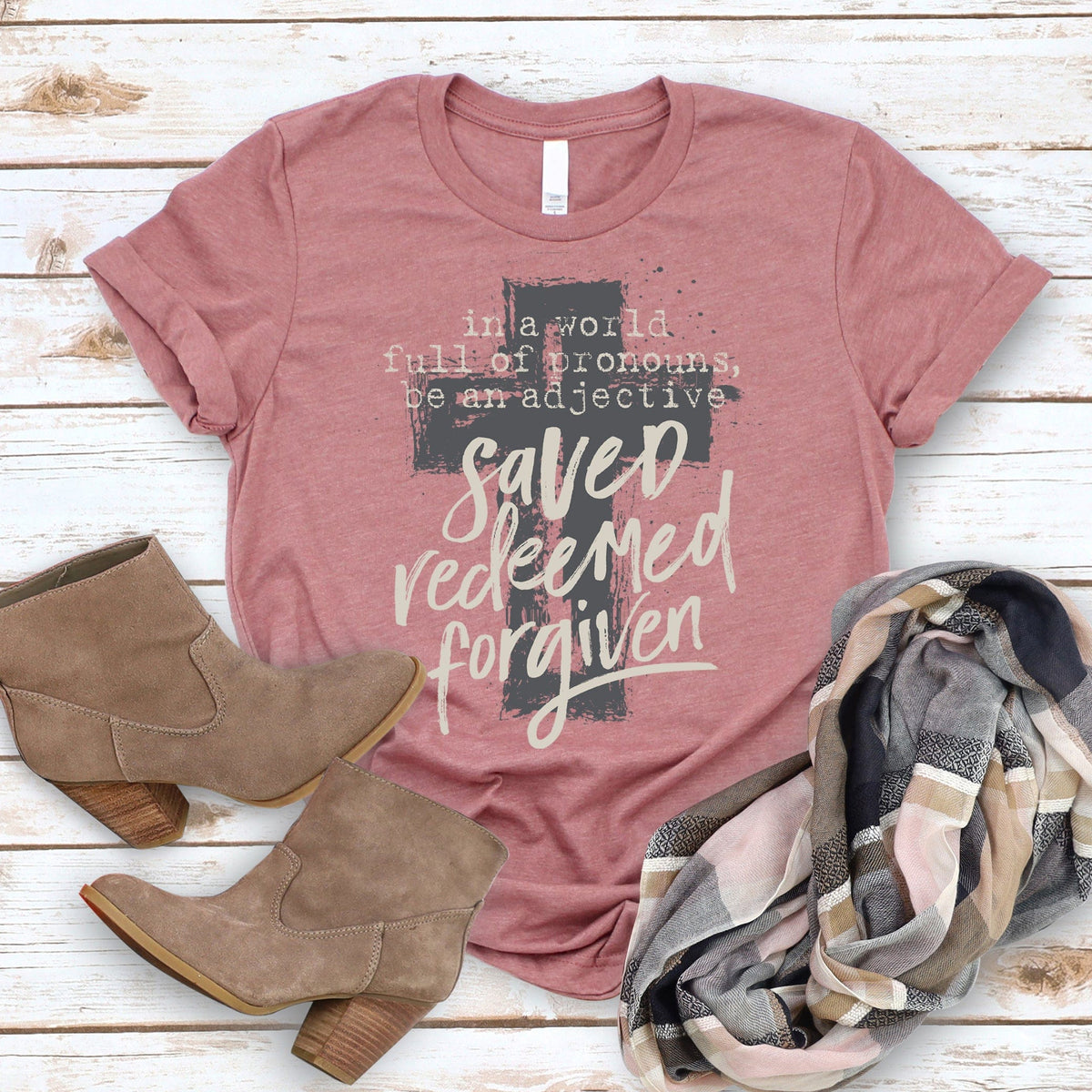 Saved Redeemed Forgiven Tee