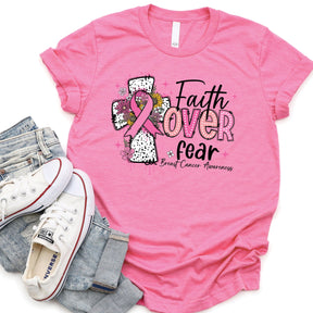 Faith Over Fear Cancer Awareness Tee