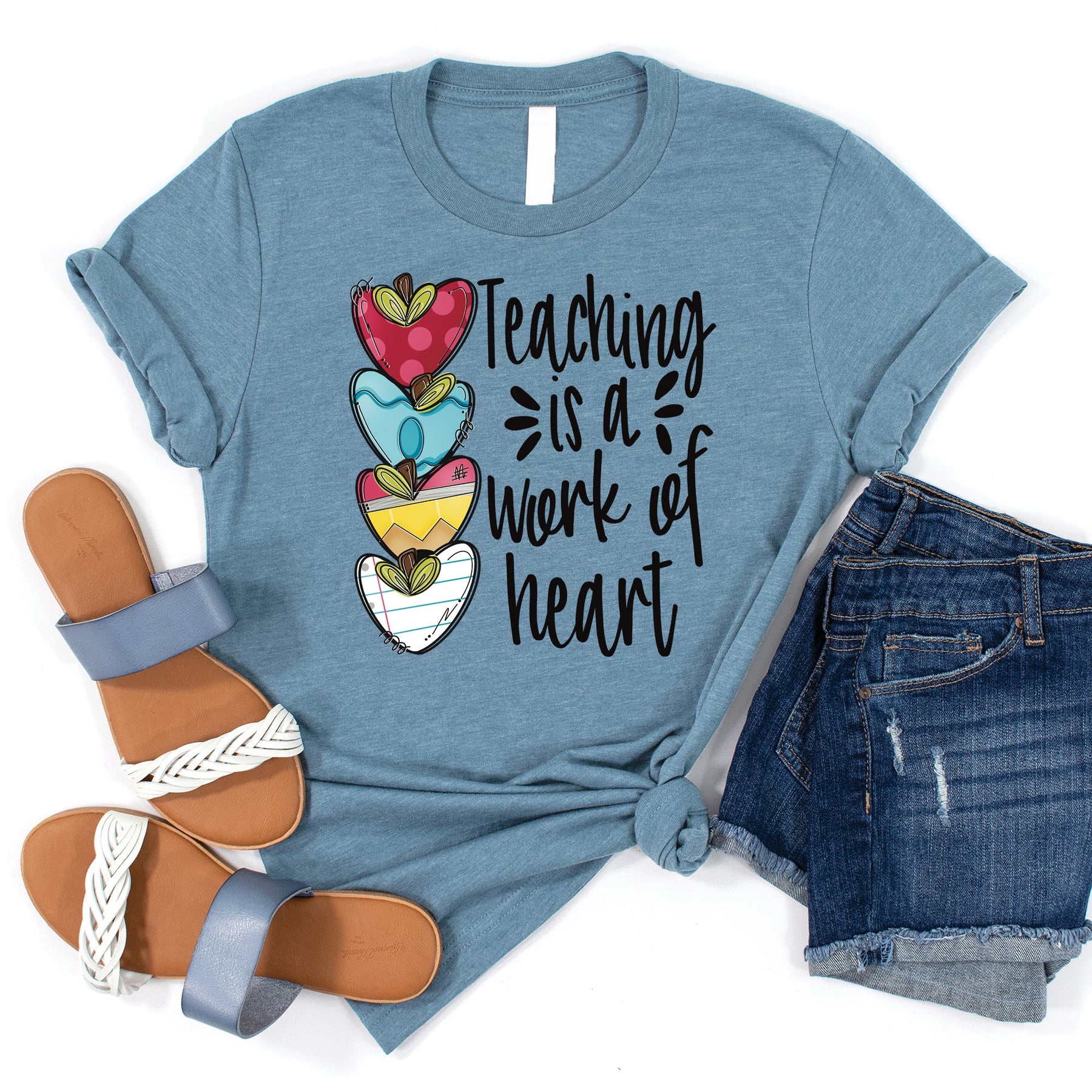 Teaching is a Work of Heart Tee