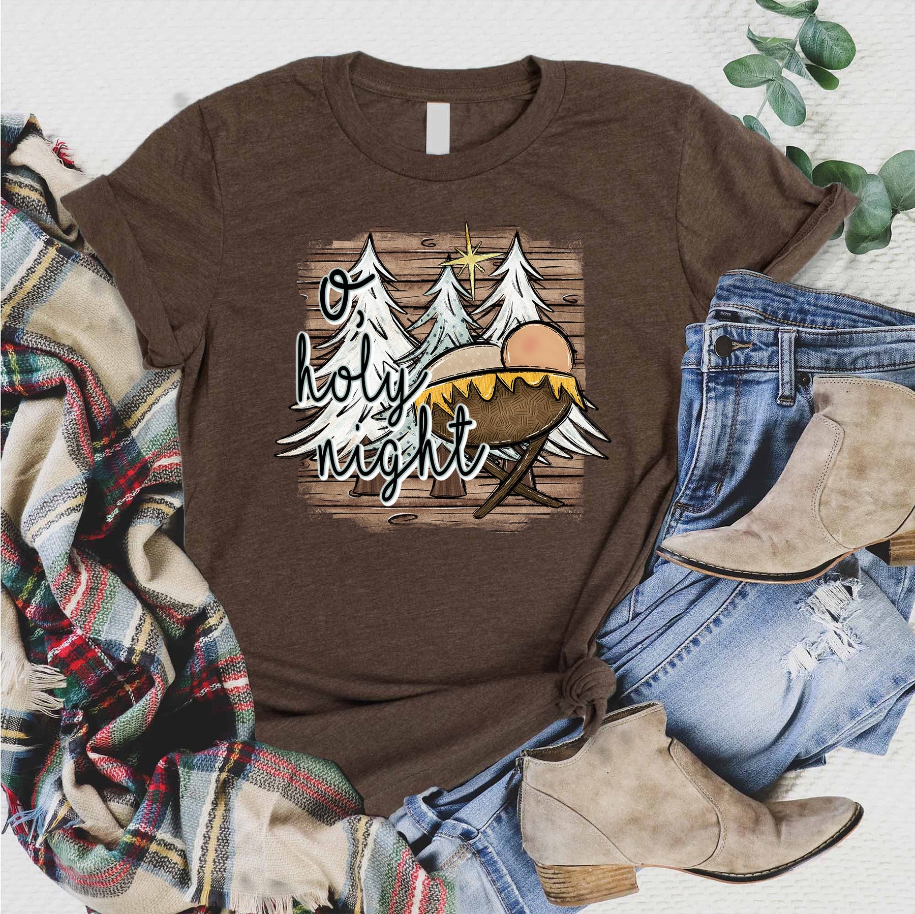 O Holy Night Woods Tee