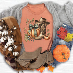 Pumpkin & Boots Tee