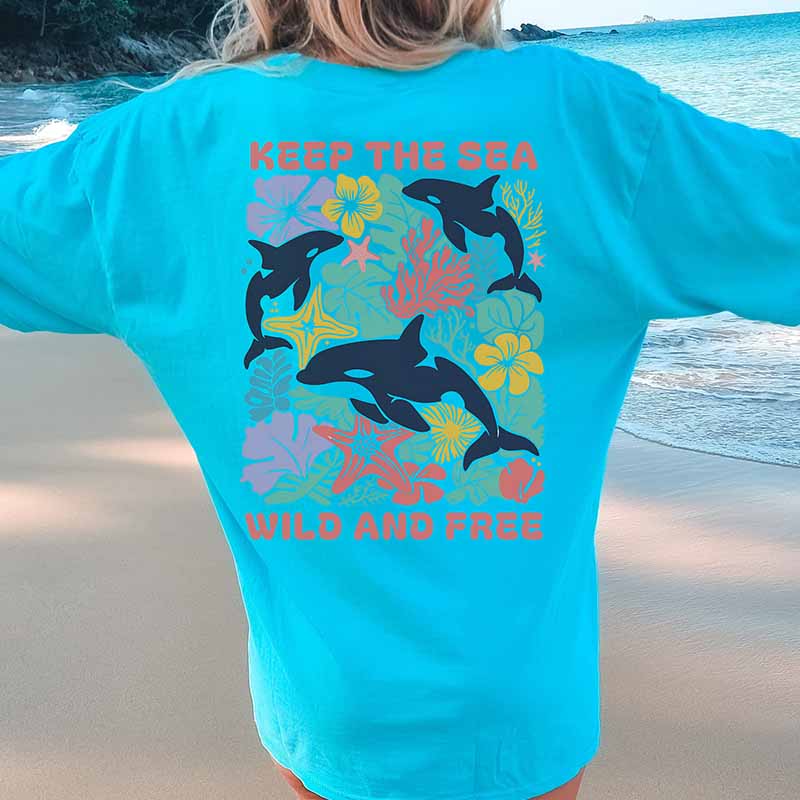 Sea Wild And Free Comfort T-Shirt